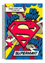 Caderno Univ. 15 Matérias 240 Folhas Superman Caderno Univ. 15 Matérias 240 Folhas Superman