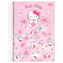 Caderno Univ. 160 fls 10 Mat. Hello Kitty Capa 1 - Jandaia