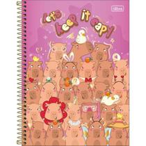 Caderno Univ. 160 Fls. 10 Matérias Capivara Capa 3 - Tilibra Caderno Univ. 160 Fls. 10 Matérias Capivara Capa 3 - Tilibra