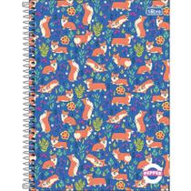 Caderno Univ 16M Capa Dura Pepper Feminino Dog 2025 256FL Tilibra