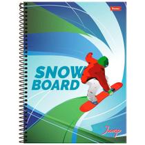 Caderno Univ 20 Matérias 400Fls Jump Snow Board Foroni