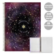 Caderno Univ 20Mat 320Fl Magic Embraced By The Stars Tilibra