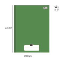 Caderno Univ. Brochura Linha C/D 48 Fls Verde - Tilibra