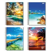 Caderno Univ.C/D Espiral 1m Positive Vibe Nova Caderno