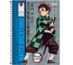 Caderno Univ Capa Dura Demon Slayer 1m 80fls Tilibra Sortido