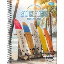 Caderno univ. cd 20x1 tilibra zoom masc. 400 fls - pt c/ 2