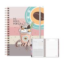 Caderno Univ. Reposionável 90Gm 80Fls Gato Café Merci