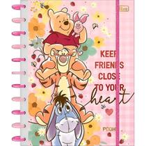 Caderno Univ. Tilidisco 10 Matérias 160 Folhas Pooh Tilibra