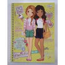 Caderno Univ. Vintage 12 Matérias 240fls Menininhas Caderno Univ. Vintage 12 Matérias 240fls Menininhas