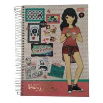 Caderno Univ. Vintage 12 Matérias 240fls Menininhas Caderno Univ. Vintage 12 Matérias 240fls Menininhas