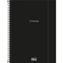 Caderno Univers Capa Plastica Neon Preto 10 Materias 160fls