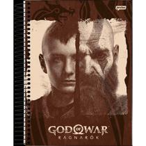 Caderno universitário 1 matéria 80 folhas God of War Jandaia