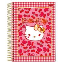 Caderno universitário 1 matéria 80 folhas Hello Kitty Jandaia