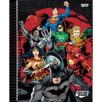 Caderno universitário 1 matéria 80 folhas Justice League Jandaia