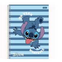 Caderno Universitário 1 Matéria 80 Folhas Stitch Disney Foroni - LC