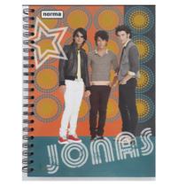 Caderno universitário 1 matéria 96 folhas Jonas Brothers