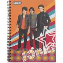 Caderno universitário 1 matéria 96 folhas Jonas Brothers