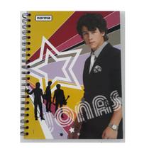 Caderno universitário 1 matéria 96 folhas Jonas Brothers