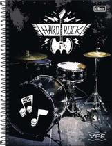 Caderno Universitário 1 Matéria Capa Dura 80 Folhas Vibe Hard Rock Tilibra