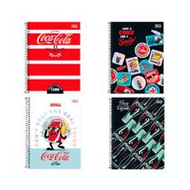 Caderno Universitário 1 Matéria Coca-cola 80f Sortida - Tilibra