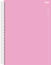 Caderno Universitário 1 Matéria Colors Rosa 80 Folhas SD