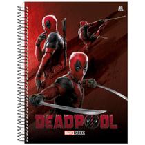 Caderno Universitário 1 Matéria Deadpool com 80 Folhas - Animativa Caderno Universitário 1 Matéria Deadpool com 80 Folhas - Animativa