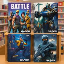 Caderno Universitario 1 Materia Espiral 80 Folhas Gamer Capa Dura Caderno Universitario 1 Materia Espiral 80 Folhas Gamer Capa Dura