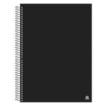 Caderno Universitario 10 Materias 140 Folhas Capa Dura Preta Com Espiral Caderno Universitario 10 Materias 140 Folhas Capa Dura Preta Com Espiral