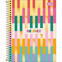 Caderno Universitário 10 Matérias Be Nice 160 Folhas - Tilibra