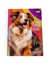 Caderno Universitário 10 matérias Club Colegial 200 folhas Capa:Dog is My Bestie Caderno Universitário 10 matérias Club Colegial 200 folhas Capa:Dog is My Bestie