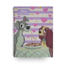 Caderno Universitário 10 Matérias Dama E O Vagabundo 160 Fls