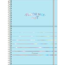 Caderno Universitario 10 Materias Fluor Mox Soft Escolar