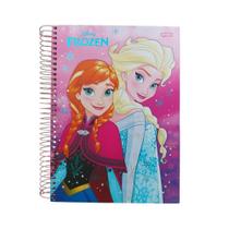 Caderno Universitário 10 Matérias Frozen Elsa e Anna
