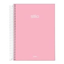 Caderno Universitário 10 Matérias Jandaia Stilo Pastel Rosa Caderno Universitário 10 Matérias Jandaia Stilo Pastel Rosa