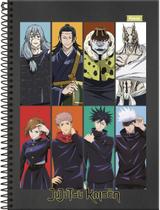 Caderno Universitario 10 Materias Jujutsu Kaisen
