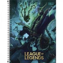 Caderno universitário 10 matérias league of legends 160 folhas tilibra