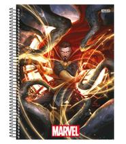 Caderno Universitário 10 Matérias Marvel 160 Folhas