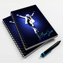 Caderno Universitário 10 Matérias Rock Michael Jackson