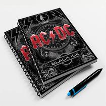 Caderno Universitário 10 Mtérias Rock AC/DC
