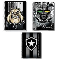 Caderno Universitario 10M 160Fls Botafogo Caderno Universitario 10M 160Fls Botafogo