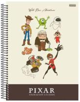 Caderno universitario 10m cd b/a 160f pixar sao domingos 10287