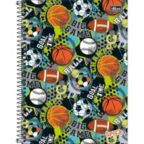Caderno Universitario 10m CD Spice Masculino 160 Folhas Big Game Bola Tilibra 2026