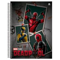 Caderno Universitário 10x1 160 Fls C.D. Animativa - Deadpool & Wolverine 1