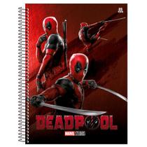 Caderno Universitário 10x1 160 Fls C.D. Animativa - Deadpool & Wolverine 2