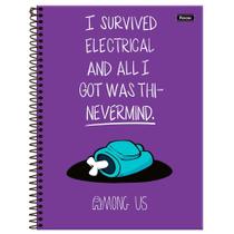 Caderno Universitário 10x1 160 Fls C.D. Foroni - Among Us 3