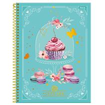 Caderno Universitário 10x1 160 Fls C.D. Foroni - Cupcake 1