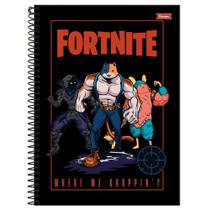 Caderno Universitário 10x1 160 Fls C.D. Foroni - Fortnite 1