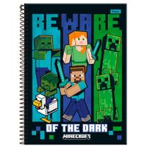 Caderno Universitário 10x1 160 Fls C.D. Foroni - Minecraft 11