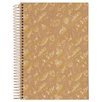 Caderno Universitário 10x1 160 Fls C.D. Jandaia - Kraft Gold 12 Caderno Universitário 10x1 160 Fls C.D. Jandaia - Kraft Gold 12