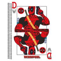 Caderno Universitário 10x1 160 Fls C.D. São D. - Deadpool 1